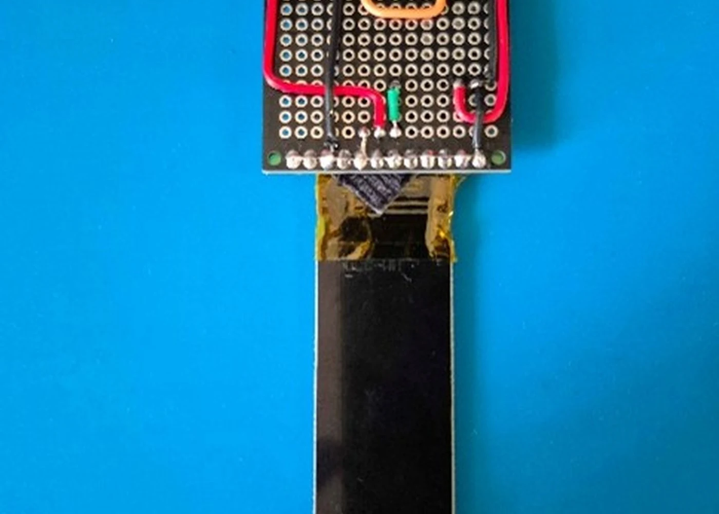 ESP32 prototype wiring with sensors